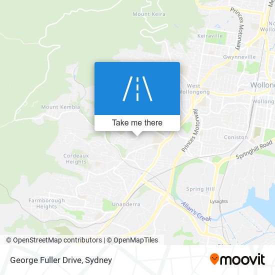George Fuller Drive map