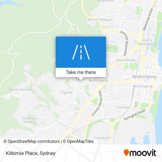 Kilbirnie Place map