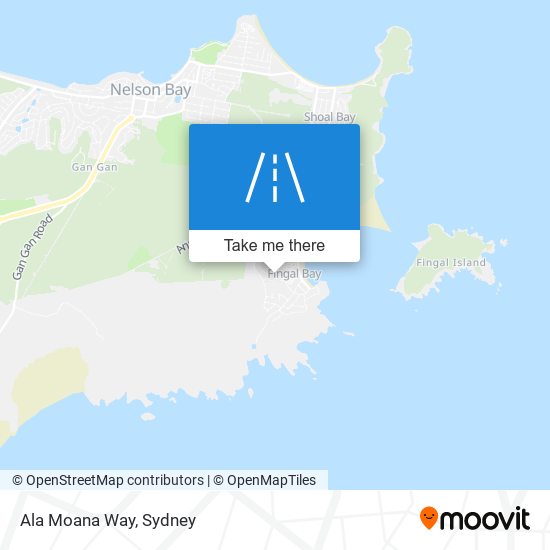 Mapa Ala Moana Way