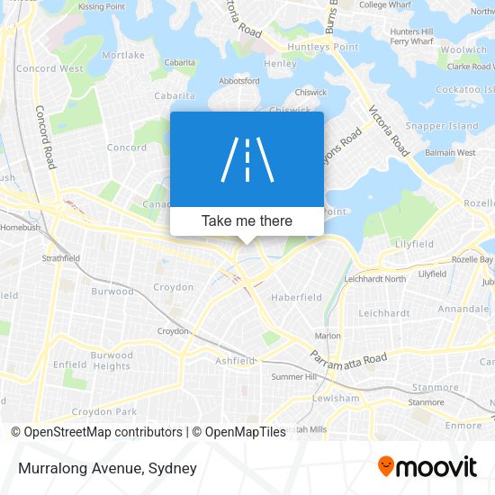 Murralong Avenue map
