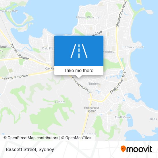 Bassett Street map