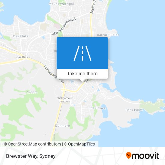 Brewster Way map