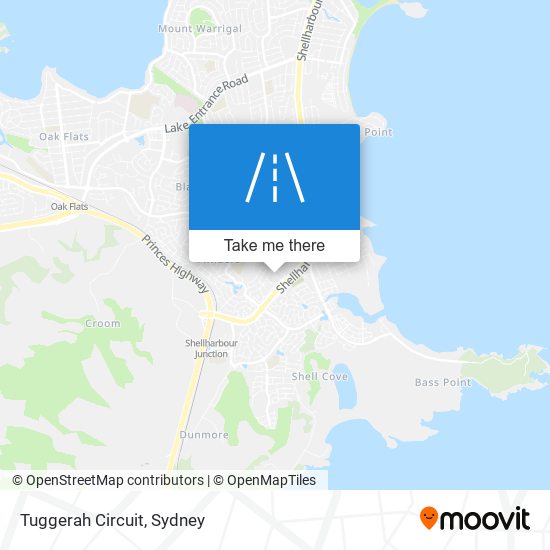 Tuggerah Circuit map