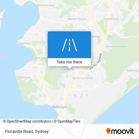 Floraville Road map