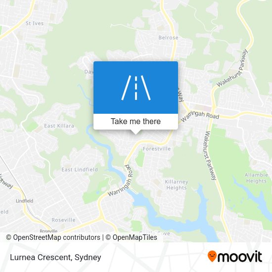 Lurnea Crescent map