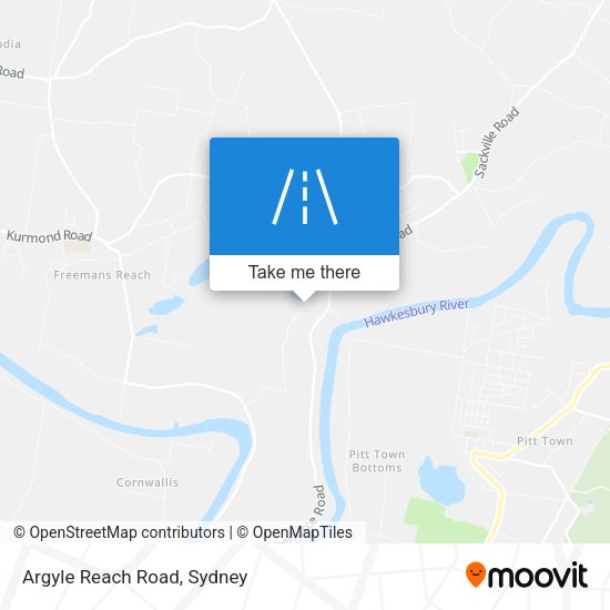 Argyle Reach Road map