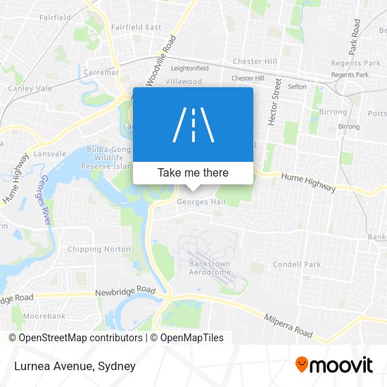 Lurnea Avenue map