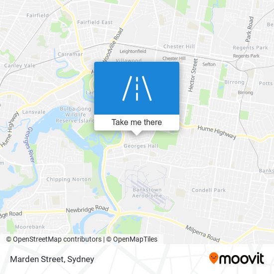 Marden Street map