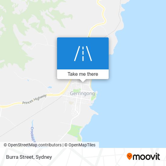 Mapa Burra Street