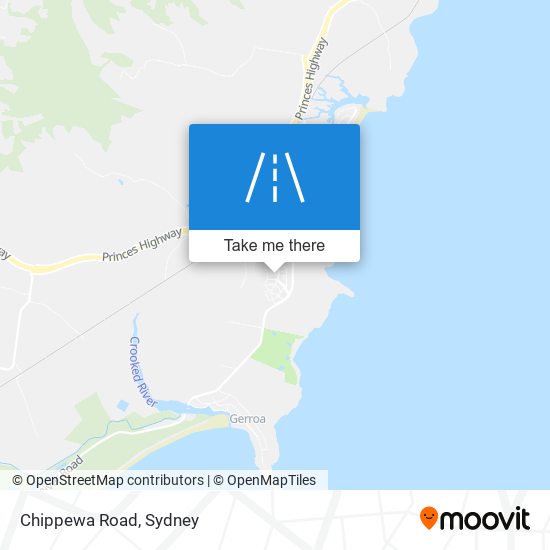 Mapa Chippewa Road