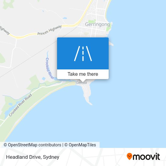Headland Drive map