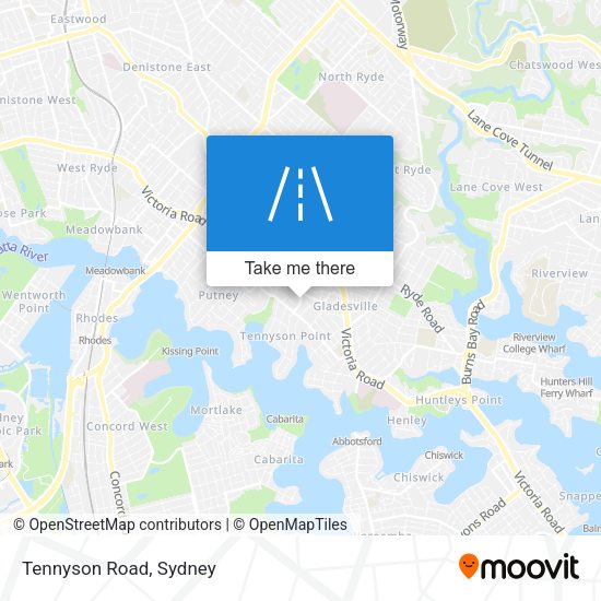 Tennyson Road map