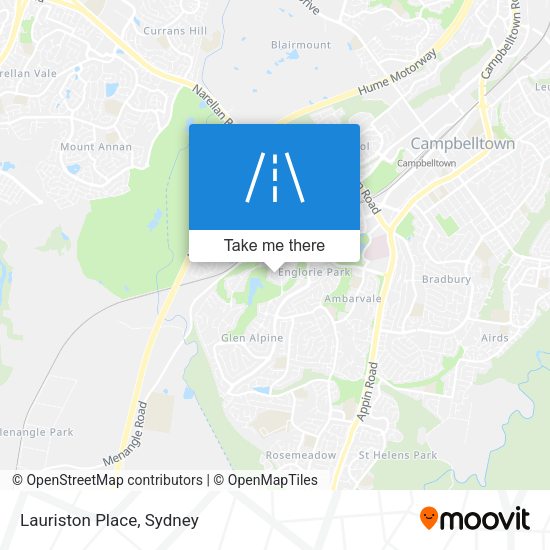 Lauriston Place map