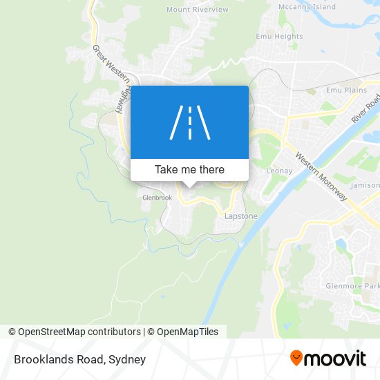 Brooklands Road map