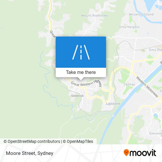 Moore Street map