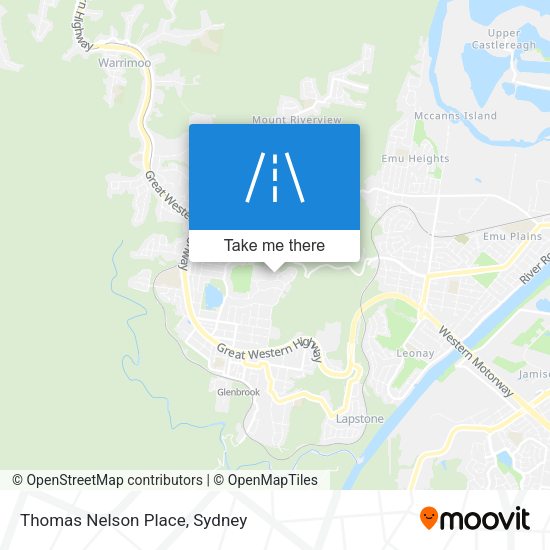 Thomas Nelson Place map