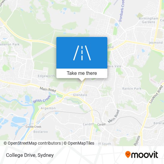 College Drive map