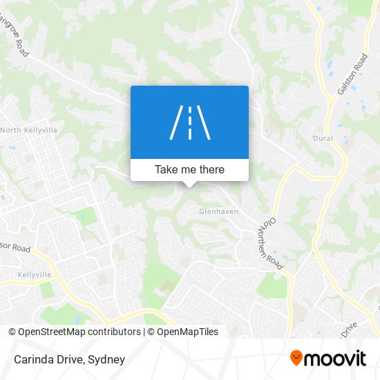 Carinda Drive map