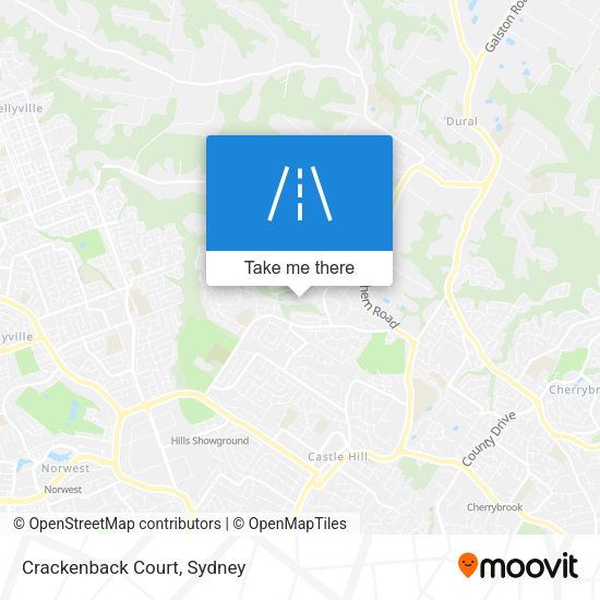 Crackenback Court map