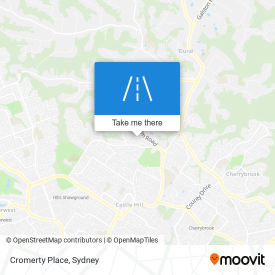 Cromerty Place map