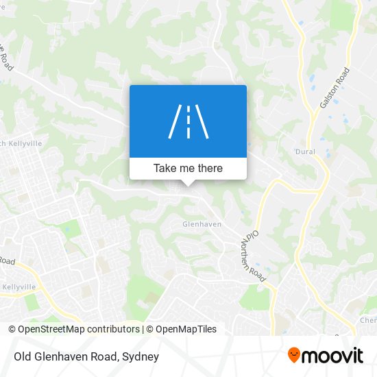 Mapa Old Glenhaven Road