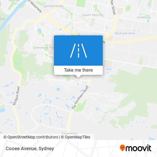 Cooee Avenue map