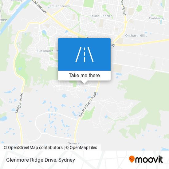 Glenmore Ridge Drive map