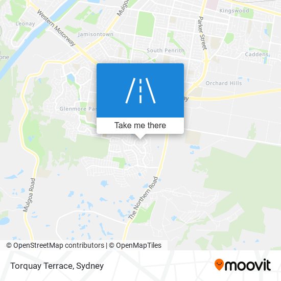 Torquay Terrace map