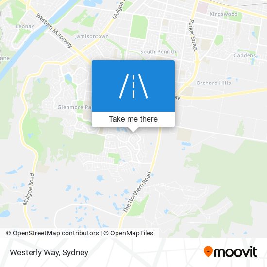 Westerly Way map