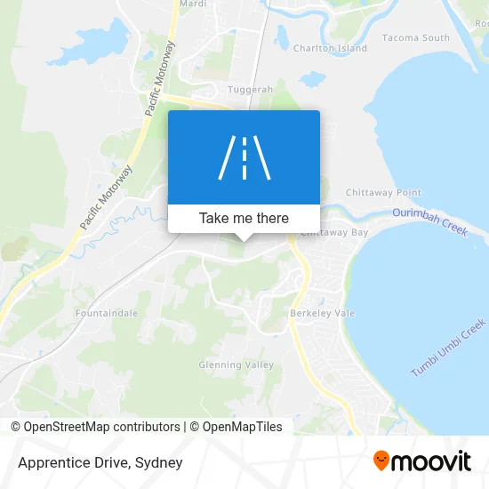 Mapa Apprentice Drive