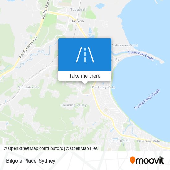 Mapa Bilgola Place