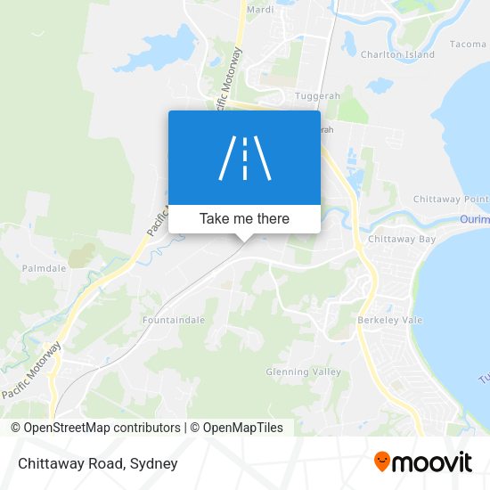 Chittaway Road map