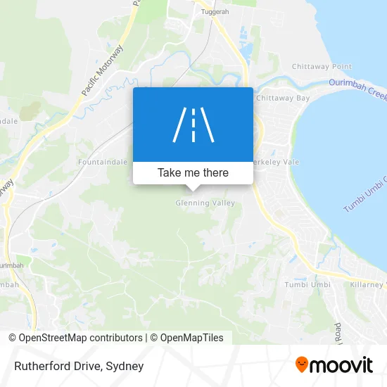 Mapa Rutherford Drive