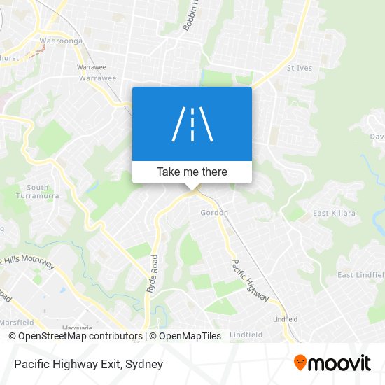 Pacific Highway Exit map