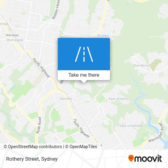 Rothery Street map