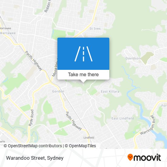 Warandoo Street map