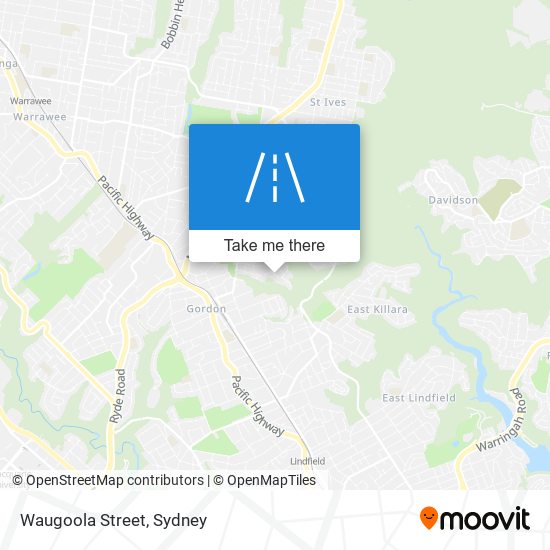 Waugoola Street map