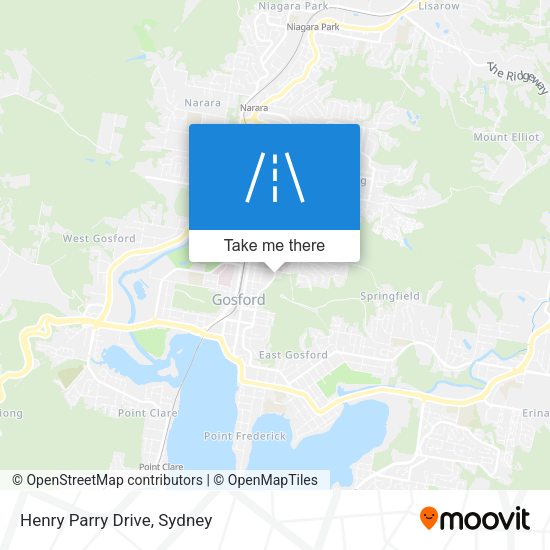 Henry Parry Drive map