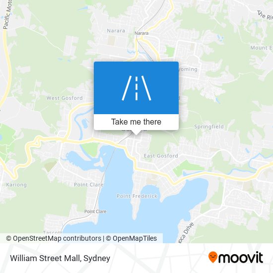 William Street Mall map