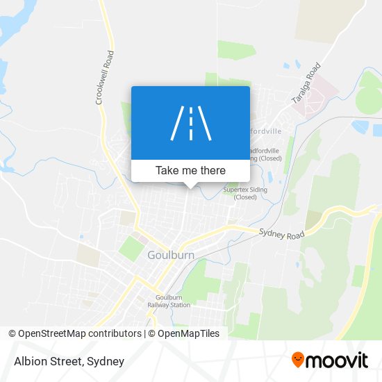 Albion Street map