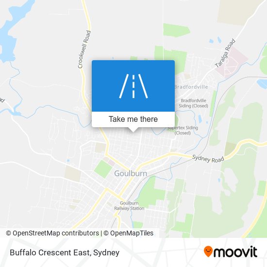 Buffalo Crescent East map