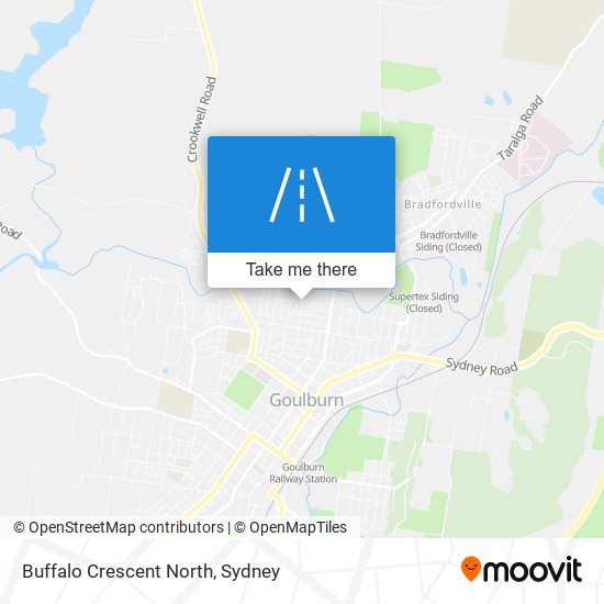 Buffalo Crescent North map