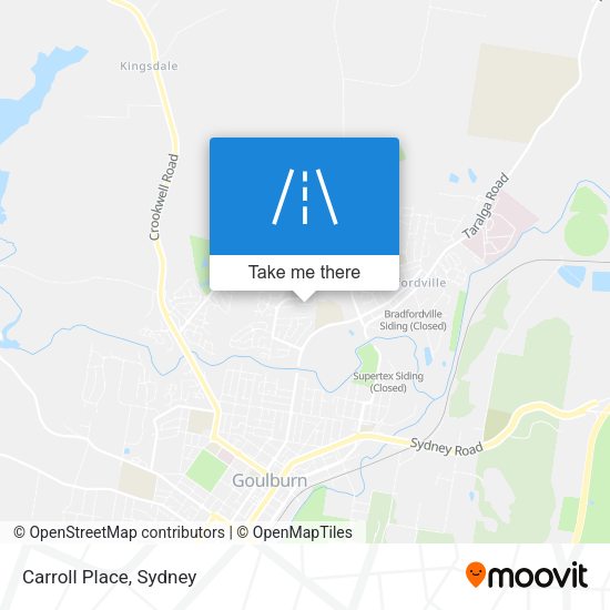 Carroll Place map