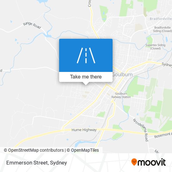 Emmerson Street map