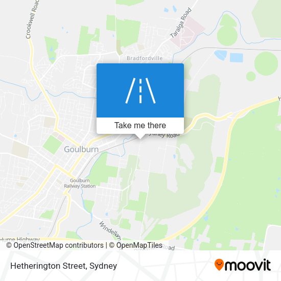 Hetherington Street map