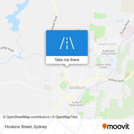 Hoskins Street map