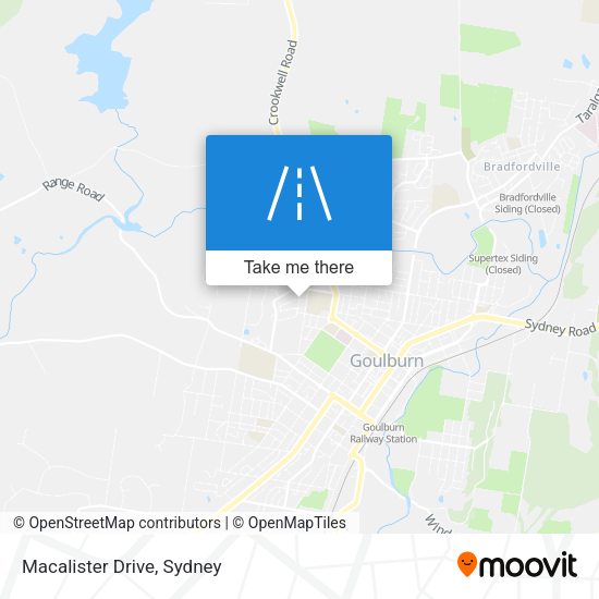 Macalister Drive map