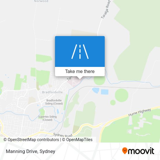 Manning Drive map