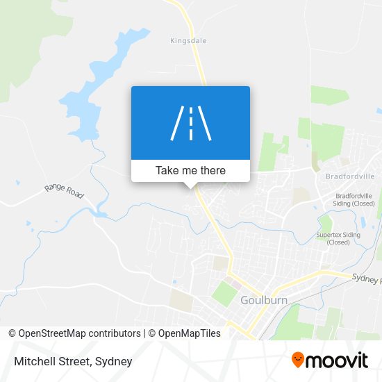 Mitchell Street map