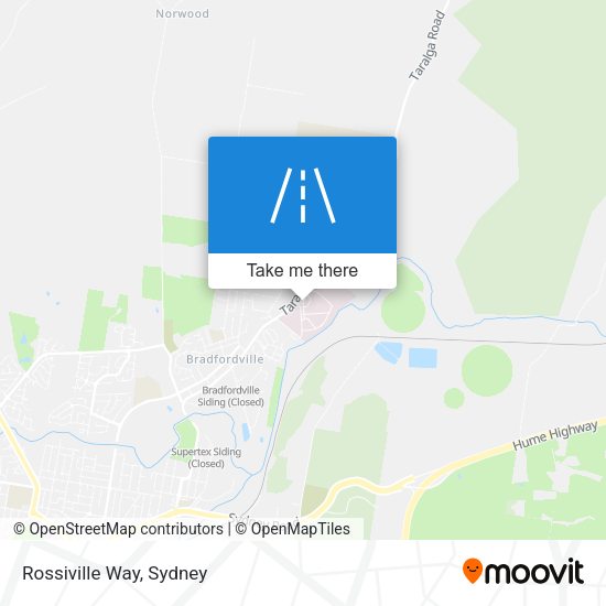 Rossiville Way map
